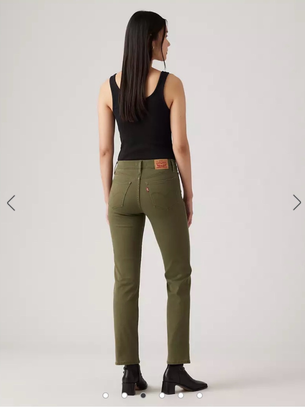 Levi’s 314 shaping Straight Women's Jeans - olive - Picture 2 of 7